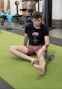 the posterior tibialis exercise is the same sweeping motion as a foot sweep in BJJ